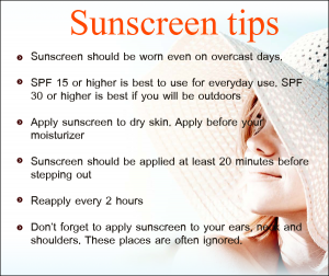 Sunscreen-tips