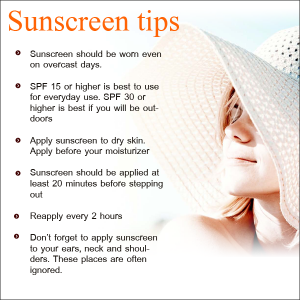 Sunscreen-tips