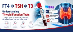 FT4 vs TSH vs T3