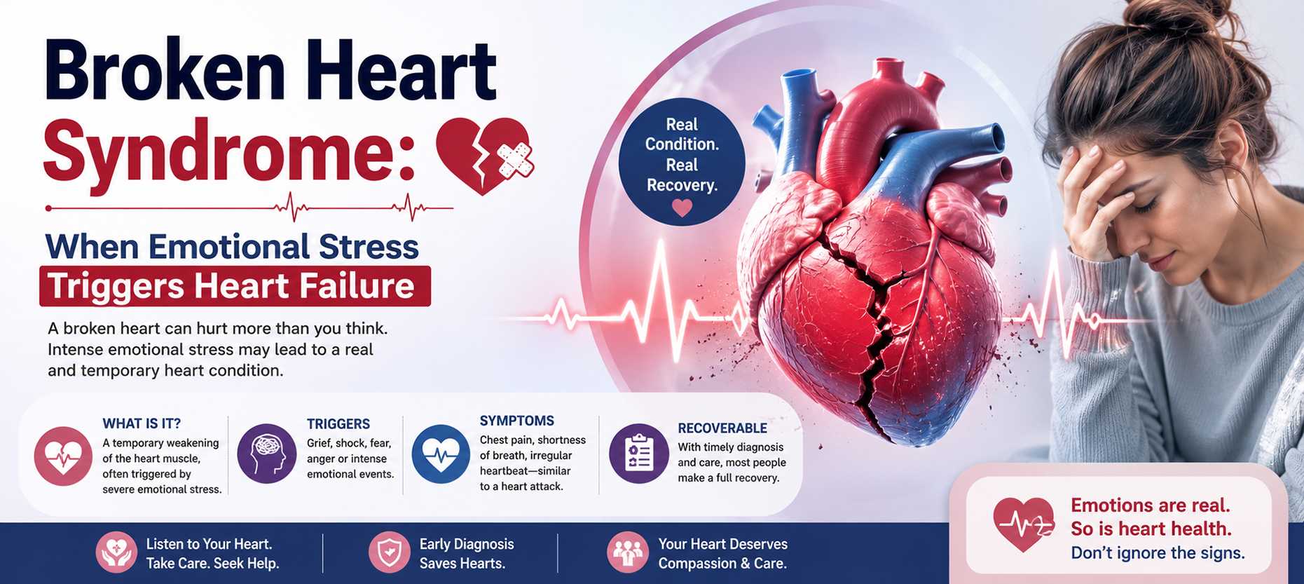 Broken Heart Syndrome: When Emotional Stress Triggers Heart Failure Broken Heart Syndrome: When Emotional Stress Triggers Heart Failure